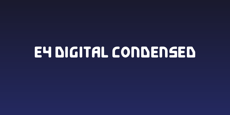 E4 Digital Condensed Social Header
