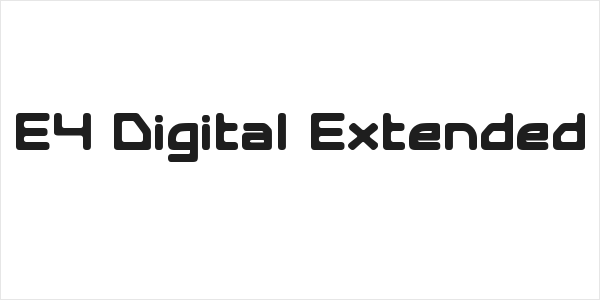 E4 Digital Extended Logo