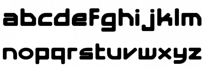 E4 Digital Extended フォント 小文字