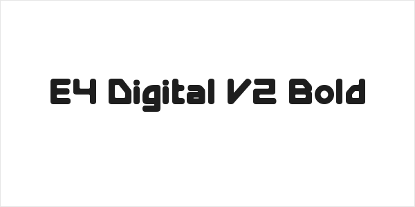 E4 Digital V2 Bold Logo