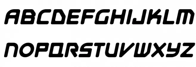 E4 Digital V2 Italic Fuentes MAYÚSCULAS