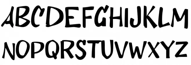 e Endingnya 4-2 Schriftart Groß