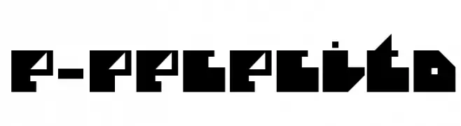 e-Pececito  Frei Schriftart Herunterladen