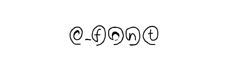 e-font Шрифта