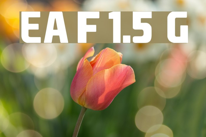 EA Font v1.5 by Ghettoshark Font examples