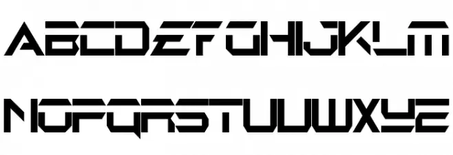 EA Logo Regular 字体 大写