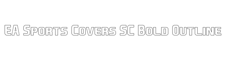 EA Sports Covers SC Bold Outline  Frei Schriftart Herunterladen