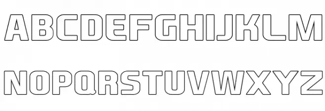 EA Sports Covers SC Bold Outline Fuentes MINÚSCULAS