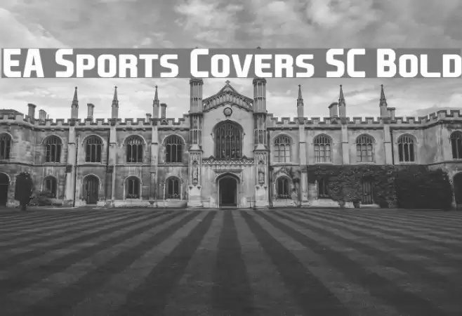 EA Sports Covers SC Bold Font examples