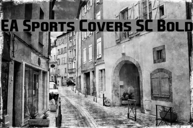 EA Sports Covers SC Bold Font examples