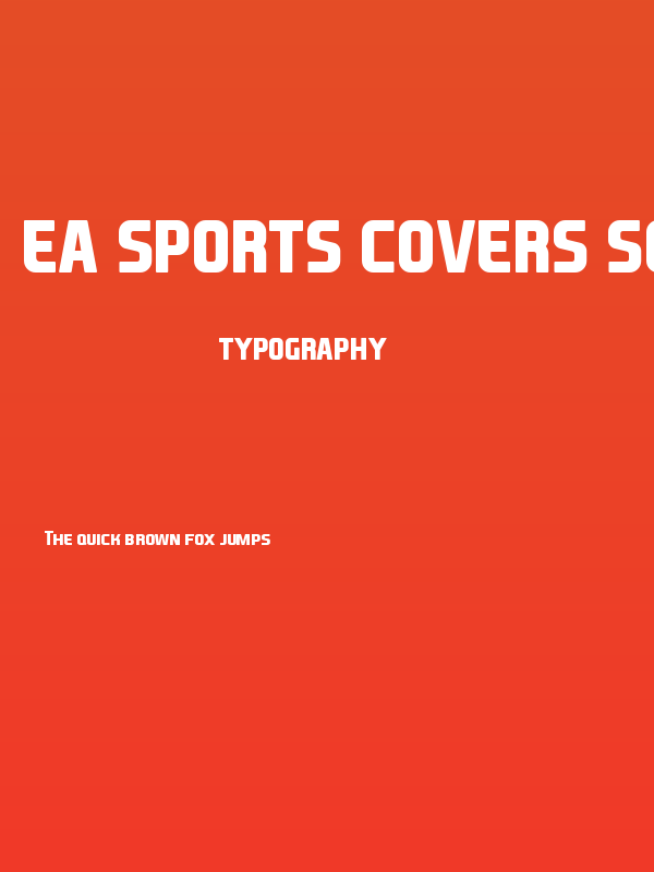 EA Sports Covers SC Bold Poster