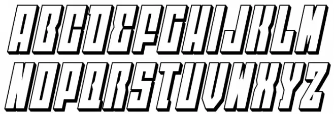 EAST-west 3D Italic Fuentes MINÚSCULAS
