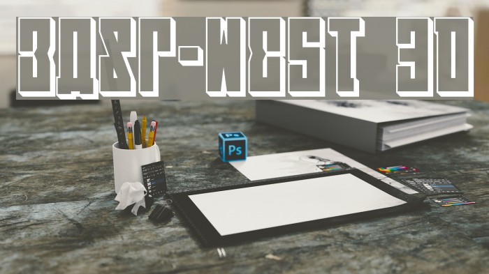 EAST-west 3D Example 1