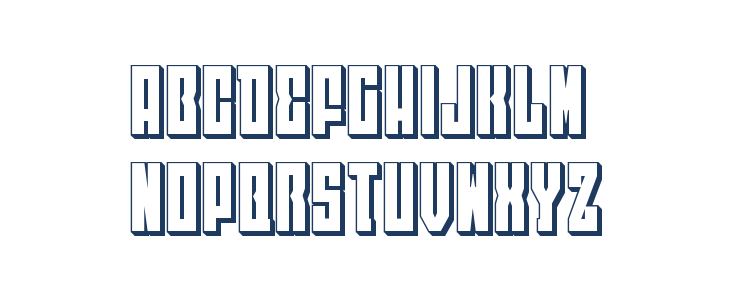 EAST-west 3D Lowercase