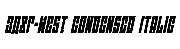 EAST-west Condensed Italic  नि: शुल्क फ़ॉन्ट्स डाउनलोड