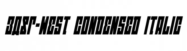 EAST-west Condensed Italic  les polices de caractères gratuit tlcharger