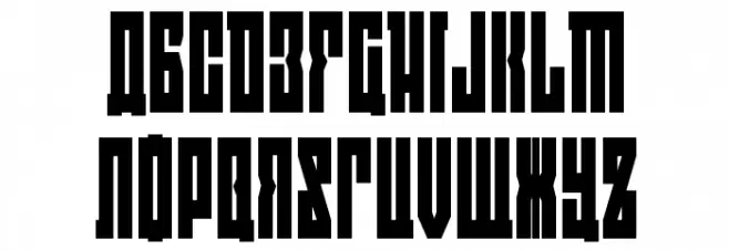 EAST-west Condensed Polices MAJUSCULES