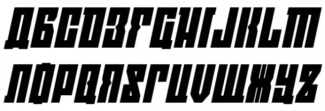 EAST-west Expanded Italic Fuentes MAYÚSCULAS