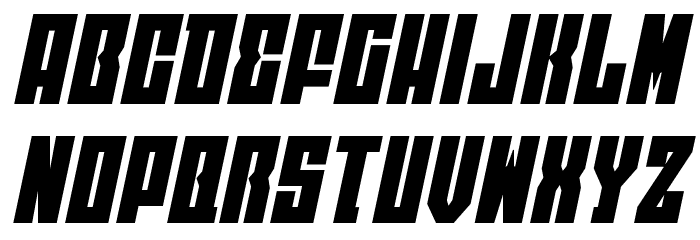 EAST-west Expanded Italic Font LOWERCASE