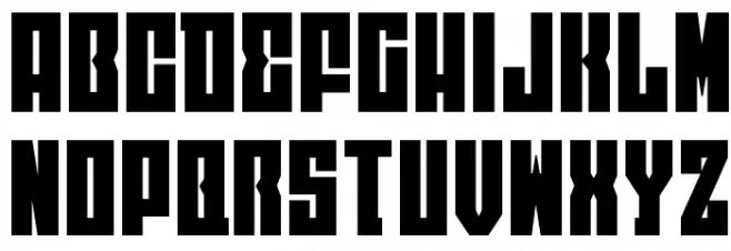 EAST-west Expanded Schriftart Kleinbuchstaben