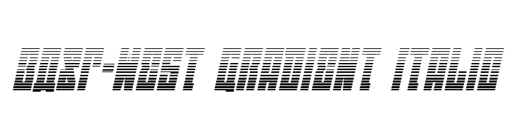 EAST-west Gradient Italic  لخطوط تنزيل