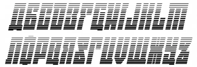 EAST-west Gradient Italic Fuentes MAYÚSCULAS