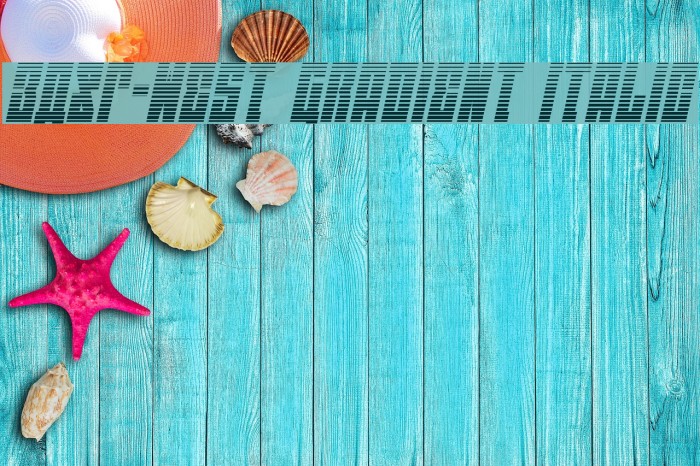 EAST-west Gradient Italic Example 1