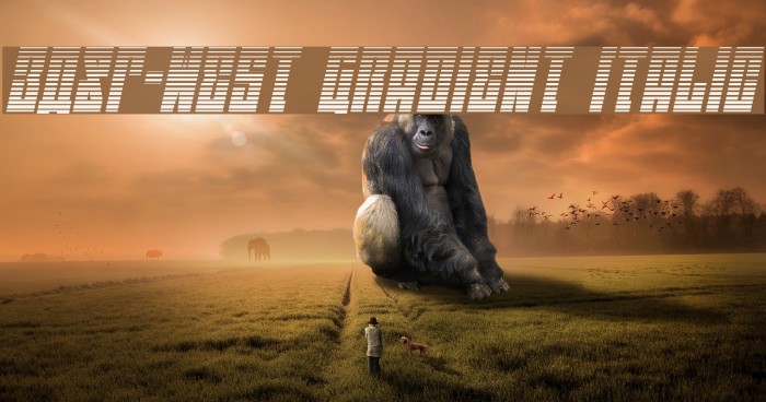 EAST-west Gradient Italic Example 2