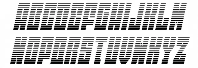 EAST-west Gradient Italic 字体 小写