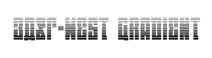 EAST-west Gradient  免费字体下载