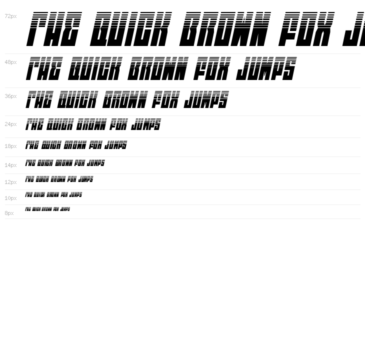 EAST-west Halftone Italic Waterfall