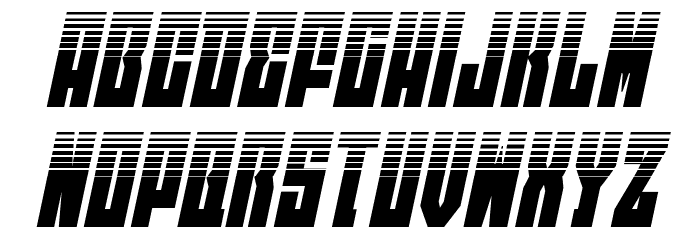 EAST-west Halftone Italic Font LOWERCASE