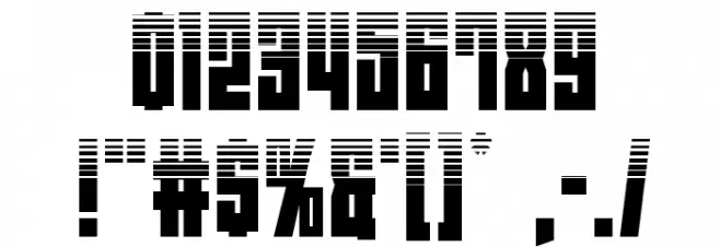 EAST-west Halftone Font OTHER CHARS