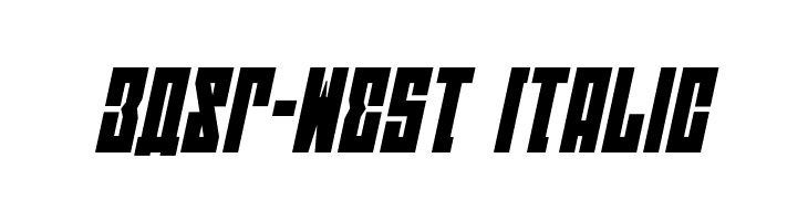 EAST-west Italic  免费字体下载