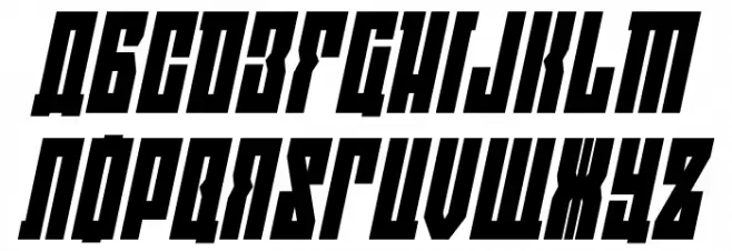 EAST-west Italic Fonte MAIÚSCULAS