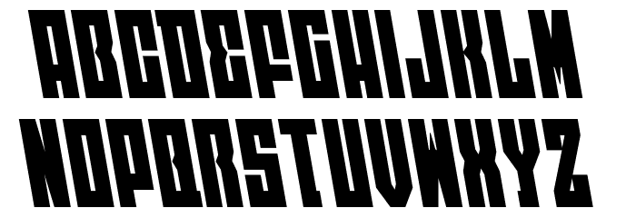 EAST-west Leftalic Font LOWERCASE
