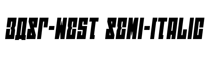 EAST-west Semi-Italic  لخطوط تنزيل