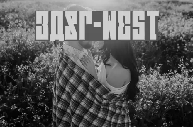 EAST-west Font examples