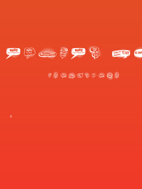 EASTER BUBBLES Poster