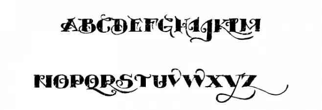 EASYTROUBLE フォント 大文字