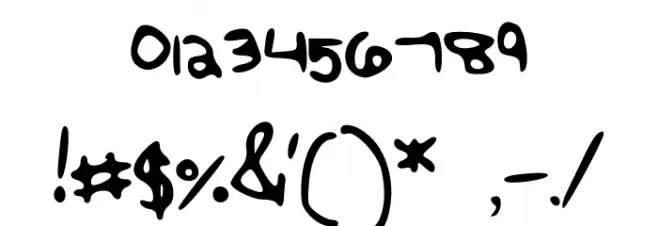 EATMYEGGROLLS Schriftart Anderer Schreiben