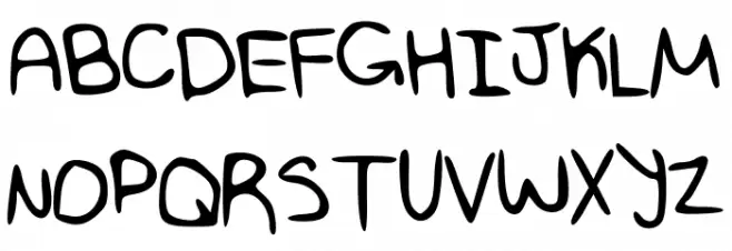 EATMYEGGROLLS Schriftart Groß