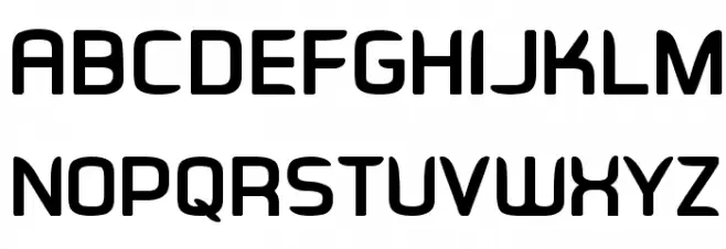 EaDesigner Bold Font Litere mari