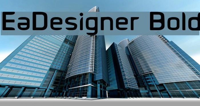 EaDesigner Bold フォント examples