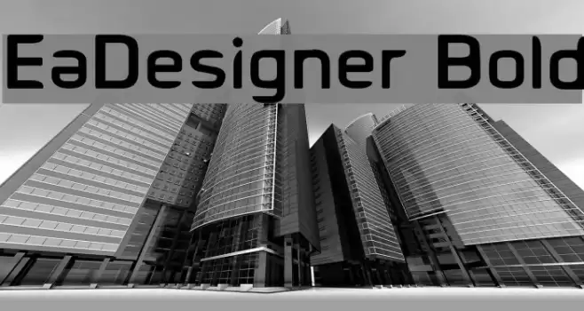 EaDesigner Bold フォント examples