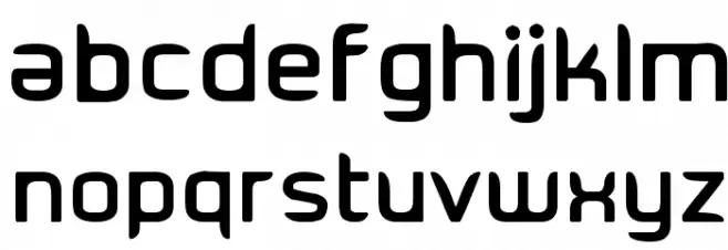 EaDesigner Bold フォント 小文字