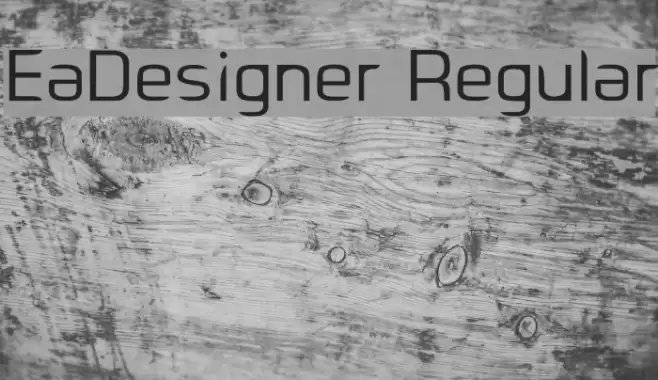 EaDesigner Regular Шрифта examples