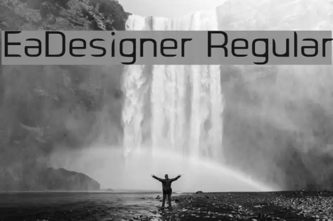 EaDesigner Regular Шрифта examples