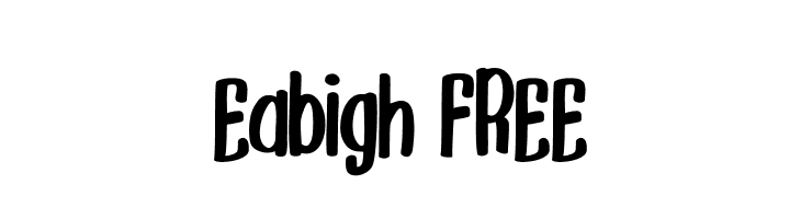 Eabigh FREE  les polices de caractères gratuit tlcharger