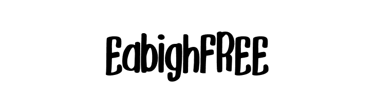 EabighFREE  font caratteri gratis